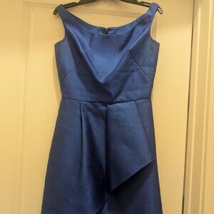 A-line; Blue 🔵 midi dress